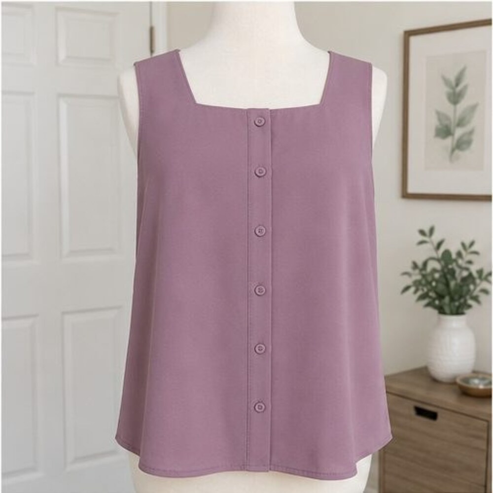 Mauve Ruffle Blouse
